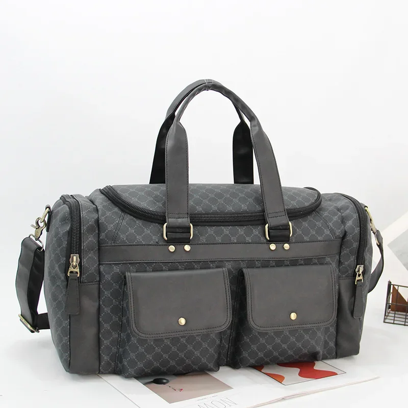 Luxury Plaid Handbag Men Travel Totes With Shoulder Strap Top-Handle Bags Men Large Capacity Crossbody Bags Fashion Gym Bags 
Luxury Plaid Handbag Men Travel Totes With Shoulder Strap Top-Handle Bags Men Large Capacity Crossbody Bags Fashion Gym Bags
