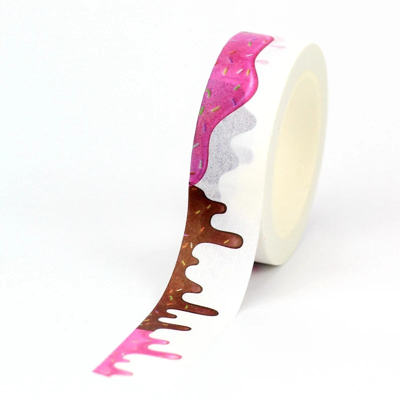 NEW 1PC. 10M Decor Pink and Brown Dripping Sugar Washi Tape for Scrapbooking Masking Tape Cute Papeleria Journaling Supplies
NEW 1PC. 10M Decor Pink and Brown Dripping Sugar Washi Tape for Scrapbooking Masking Tape Cute Papeleria Journaling Supplies