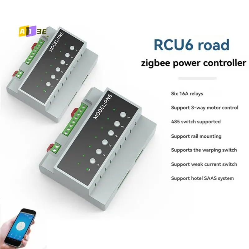 A13E-Tuya умный дом 6-канальный модуль релейного переключателя 16А модуль сухого контакта для управления интеллектуальным прибором
A13E-Tuya умный дом 6-канальный модуль релейного переключателя 16А модуль сухого контакта для управления интеллектуальным прибором
