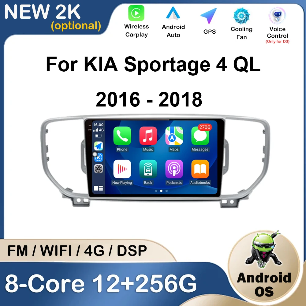 9 inch Android OS For KIA Sportage 4 QL 2016 - 2018 Car Multimedia Radio Player GPS Navigation Wireless Carplay WiFi NO 2 din BT
9 inch Android OS For KIA Sportage 4 QL 2016 - 2018 Car Multimedia Radio Player GPS Navigation Wireless Carplay WiFi NO 2 din BT