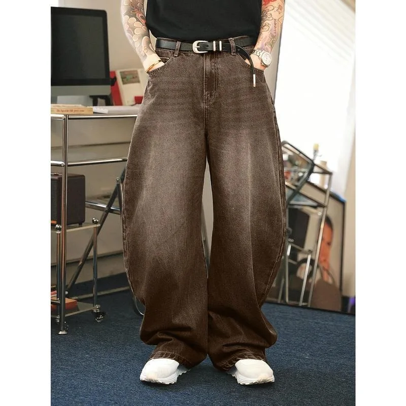Brown Loose Fit Jeans Durable Non-Shrinkage Unisex Corduroy Pants with Drawstring Waist for Spring Fashion Cross-Border
Brown Loose Fit Jeans Durable Non-Shrinkage Unisex Corduroy Pants with Drawstring Waist for Spring Fashion Cross-Border