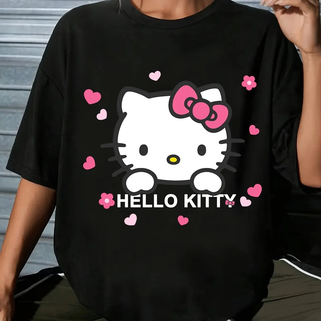 Hello Kitty Graphic Printing Summer Autumn Winter Cotton Men's and Women's T-Shirts Short Sleeves Luxury Outdoor Sports Brand
Hello Kitty Graphic Printing Summer Autumn Winter Cotton Men's and Women's T-Shirts Short Sleeves Luxury Outdoor Sports Brand