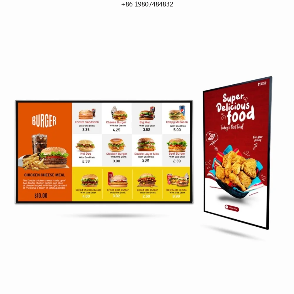 65 Inch Interactive Kiosk Touch Screen Wall Mount, WiFi 6 Function, Suitable for Hotel & Shopping Mall Advertising
65 Inch Interactive Kiosk Touch Screen Wall Mount, WiFi 6 Function, Suitable for Hotel & Shopping Mall Advertising