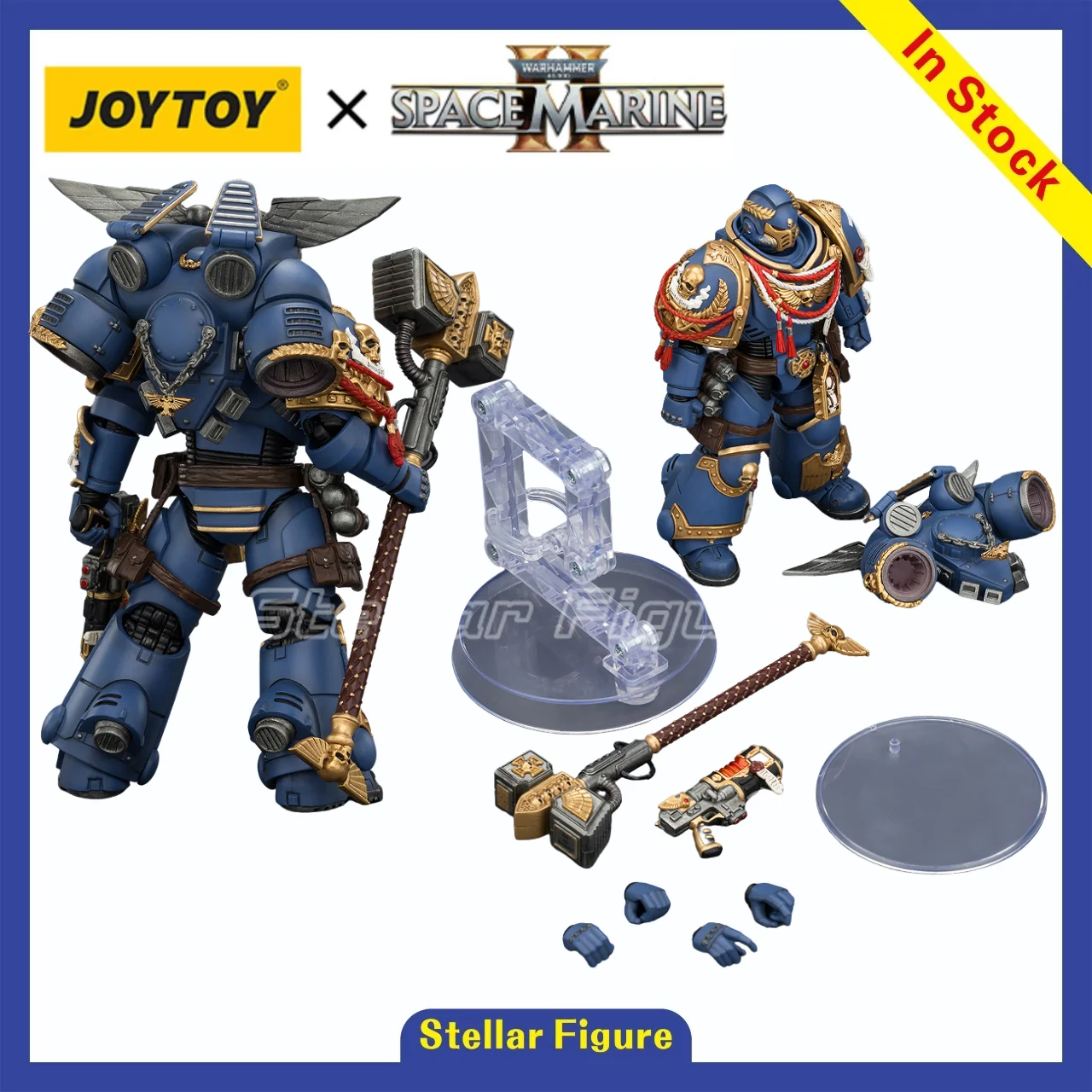 【Pre-sale】1/18 JOYTOY Warhammer 40K Game Edition Ultramarines Assault Intercessor with Jump Pack Action Figure Model
【Pre-sale】1/18 JOYTOY Warhammer 40K Game Edition Ultramarines Assault Intercessor with Jump Pack Action Figure Model