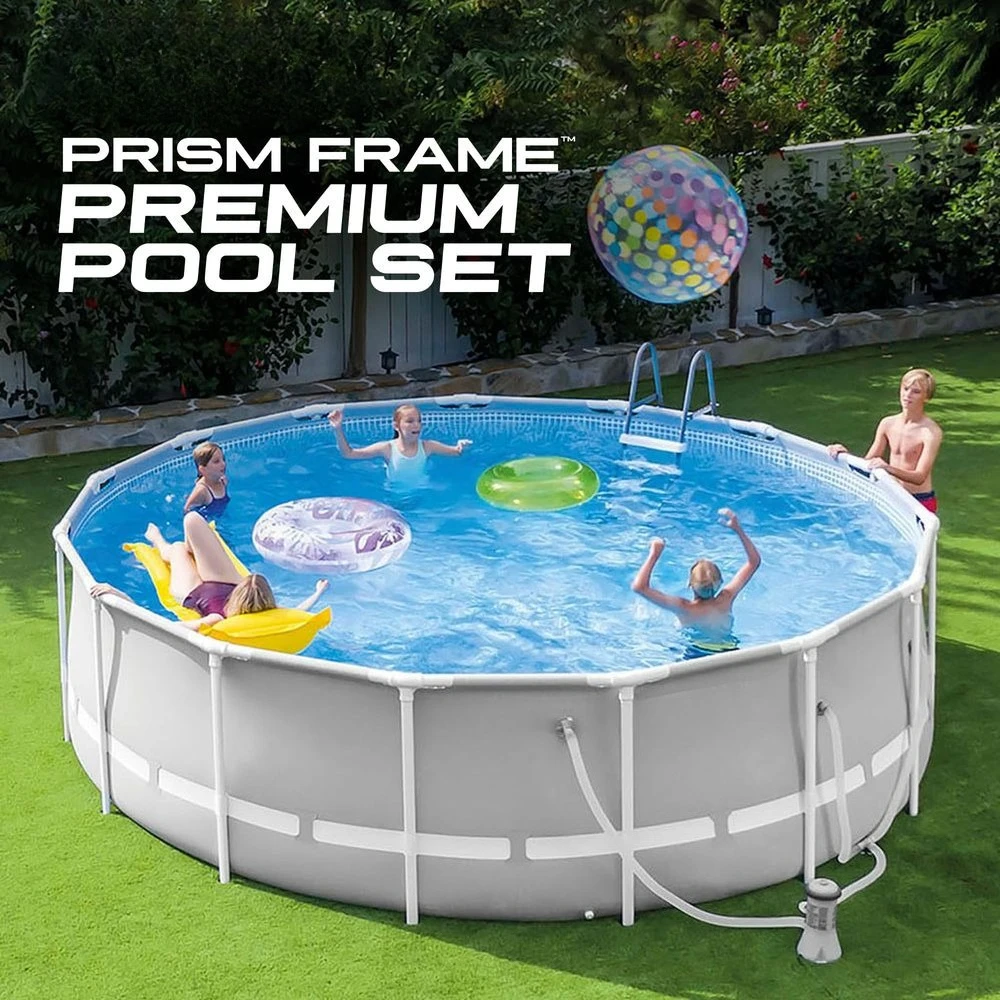 15ft x 48in Pool Set w/ Filter Pump, Ladder, Cover & Full Maintenance Kit Custom
15ft x 48in Pool Set w/ Filter Pump, Ladder, Cover & Full Maintenance Kit Custom