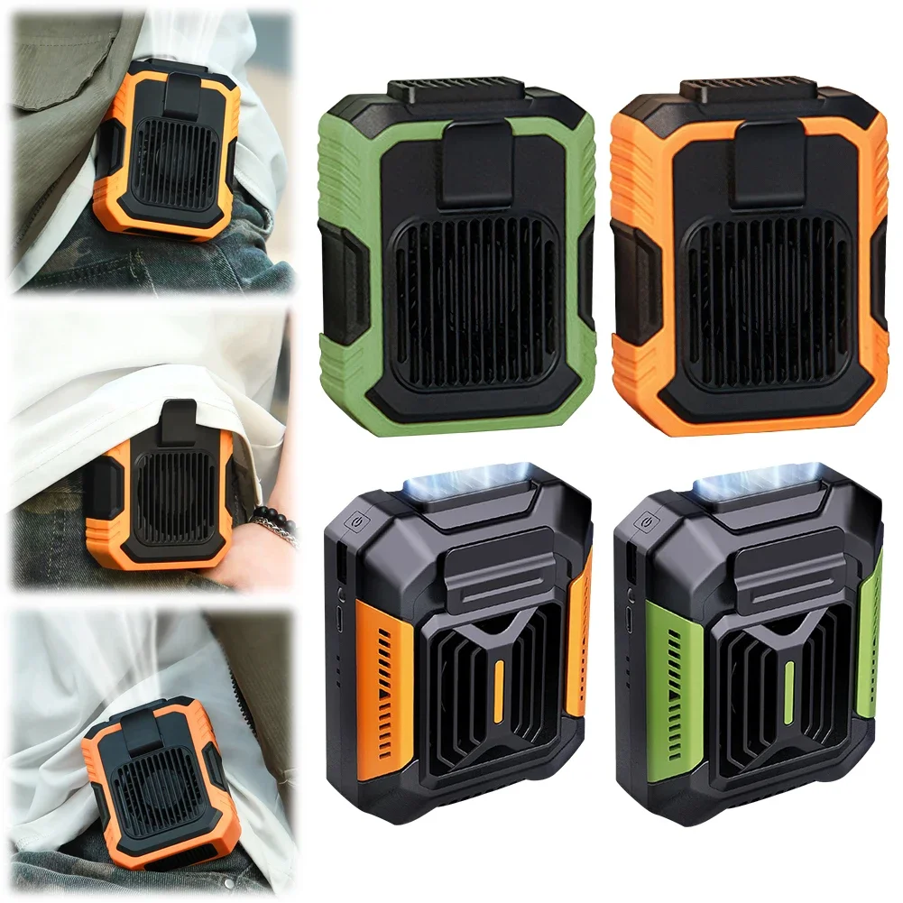 Personal Belt Clip Fan Portable Power Bank Flashlight Wearable Personal Fan Hanging Neck Fan for Outdoor Works Hiking Camping
Personal Belt Clip Fan Portable Power Bank Flashlight Wearable Personal Fan Hanging Neck Fan for Outdoor Works Hiking Camping