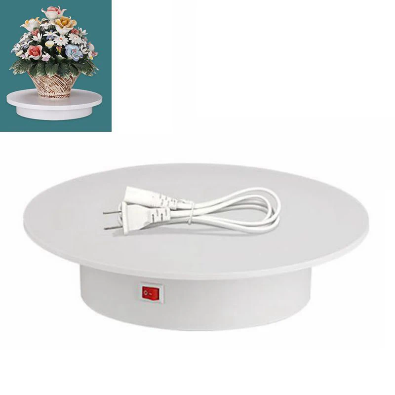 Electric Rotating Stand 25cm Photography Rotating Turntable Display Stand for Jewelry Product Display 3D Scan Pan
Electric Rotating Stand 25cm Photography Rotating Turntable Display Stand for Jewelry Product Display 3D Scan Pan