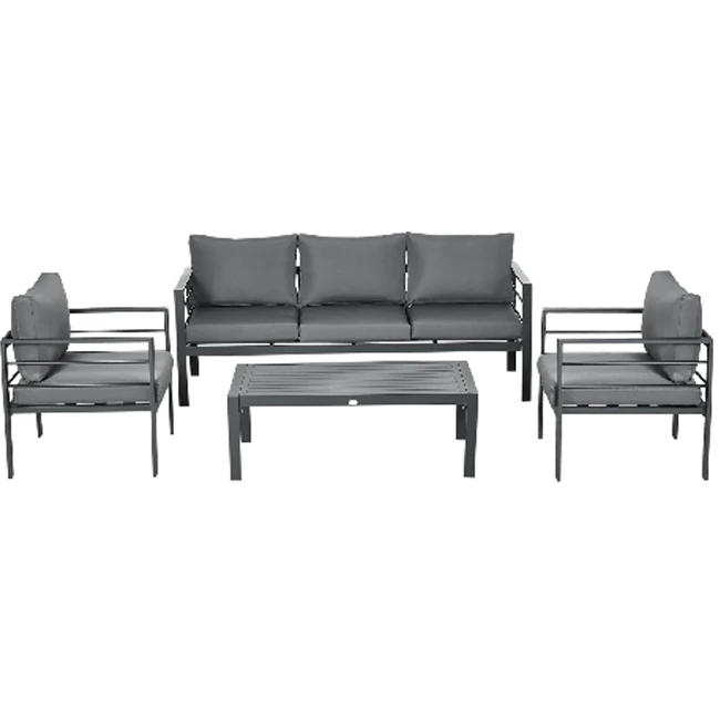 Modern Design Luxury Aluminum Frame Garden Sofa Set High Quality Patio Dining Outdoor Furniture Cushion for Living Room
Modern Design Luxury Aluminum Frame Garden Sofa Set High Quality Patio Dining Outdoor Furniture Cushion for Living Room
