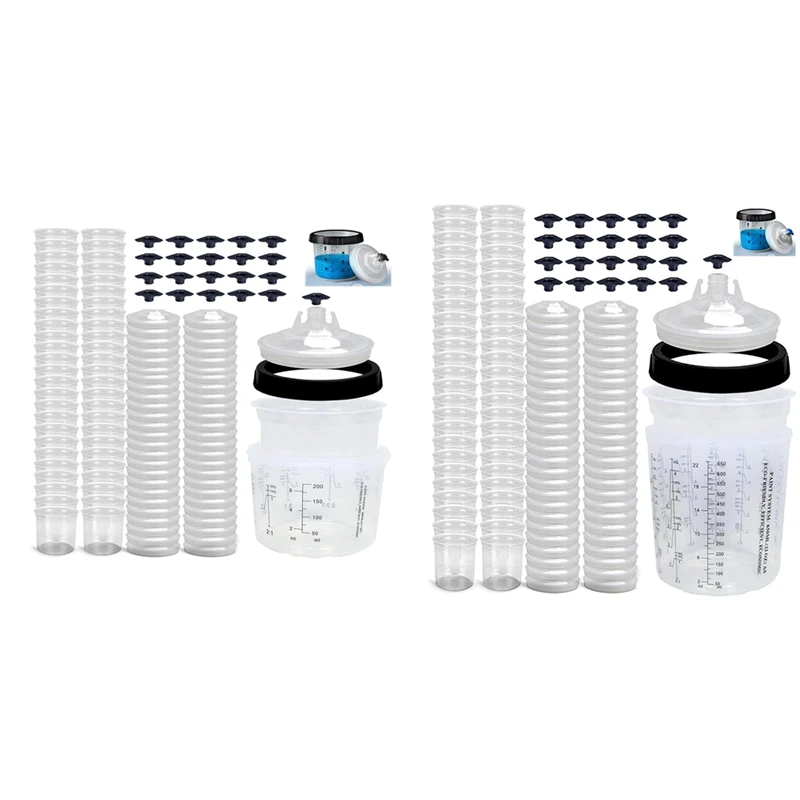 AU05 -Spray Guncup Liner And Lid Or Car Paintgun,50-Pack Spray Paint Guncups With Lid,1 Hard Cup With Retaining Ring
AU05 -Spray Guncup Liner And Lid Or Car Paintgun,50-Pack Spray Paint Guncups With Lid,1 Hard Cup With Retaining Ring