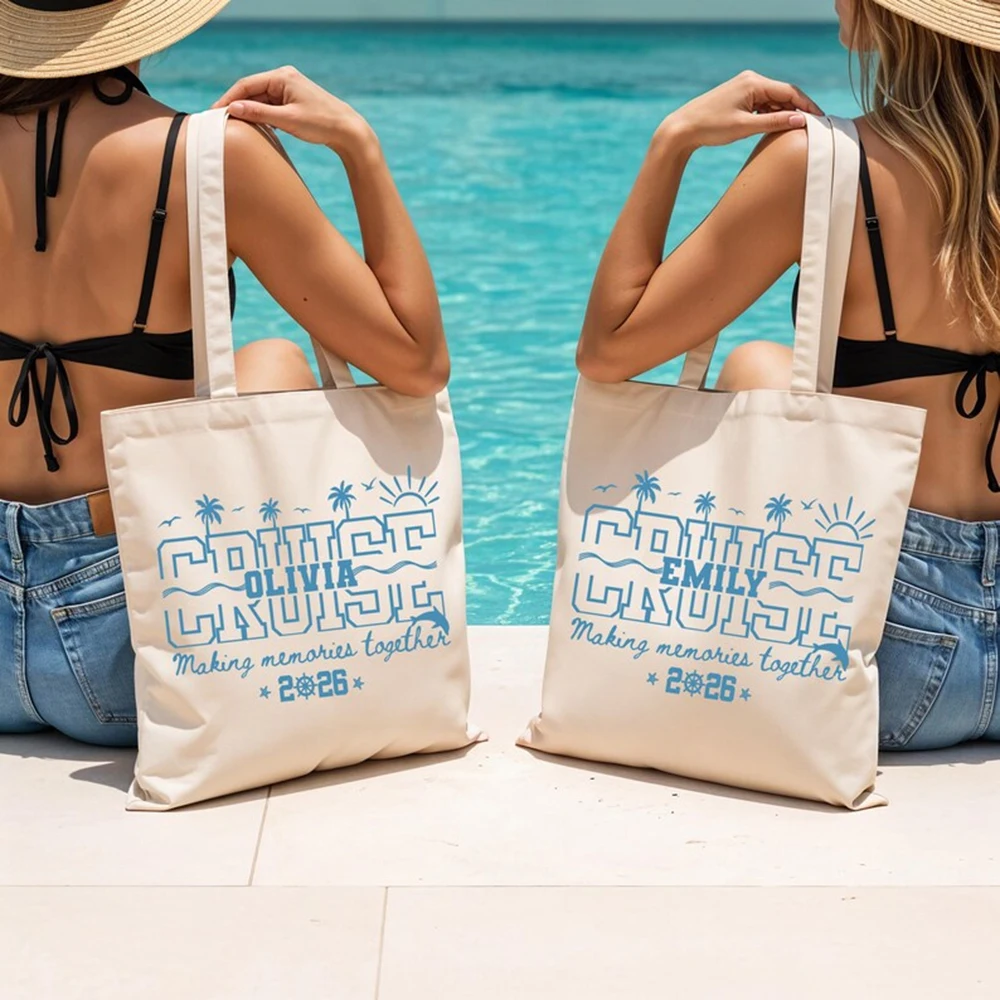 Custom Canvas Bag Cruising Vacation Tote Large Capacity Reusable Shoulder Bag Family Reunion Gift For Family Vacation
Custom Canvas Bag Cruising Vacation Tote Large Capacity Reusable Shoulder Bag Family Reunion Gift For Family Vacation