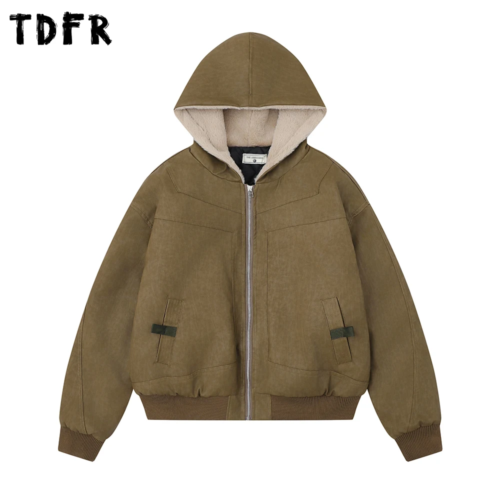 Ретро потертая куртка из искусственной кожи с капюшоном, мужская зимняя толстая повседневная свободная стеганая куртка с длинными рукавами, мужская верхняя одежда
Ретро потертая куртка из искусственной кожи с капюшоном, мужская зимняя толстая повседневная свободная стеганая куртка с длинными рукавами, мужская верхняя одежда