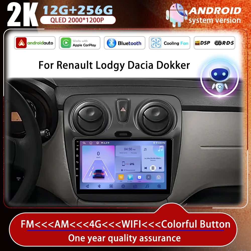Android OS Car Radio For Renault Dokker Lodgy Dacia 2012 - 2020 BT Multimedia Video Player QLED 4G WIFI 2DIN GPS NAVI Head Unit
Android OS Car Radio For Renault Dokker Lodgy Dacia 2012 - 2020 BT Multimedia Video Player QLED 4G WIFI 2DIN GPS NAVI Head Unit