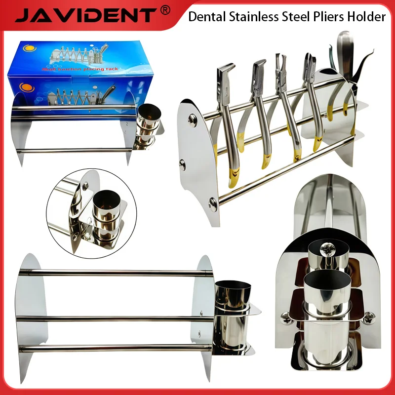 1Pcs Dental Technician's Stainless Steel Tool Holder, Orthodontic Forceps Holder, Metal Multifunctional Dental Tool Kit
1Pcs Dental Technician's Stainless Steel Tool Holder, Orthodontic Forceps Holder, Metal Multifunctional Dental Tool Kit