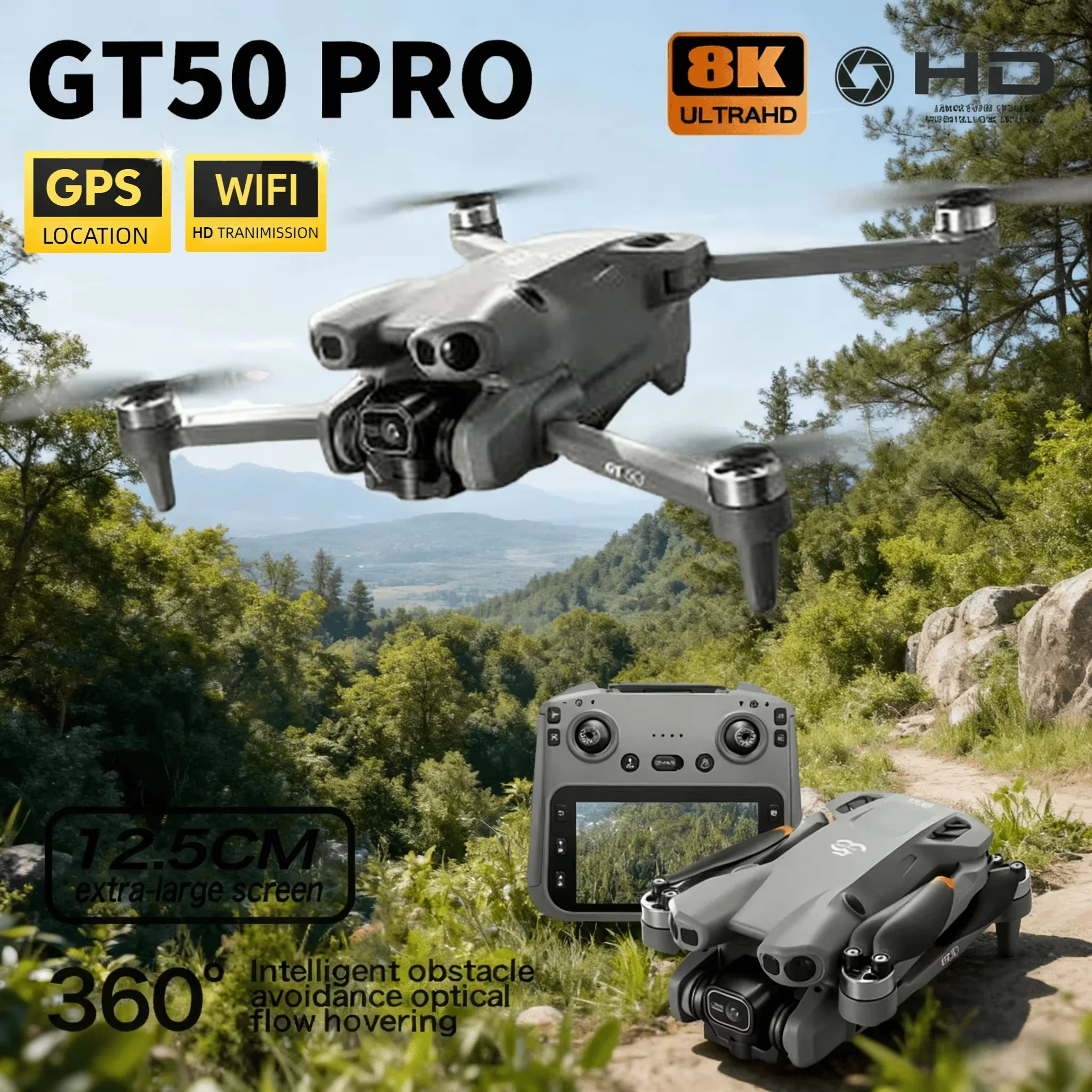 8K HD Dual Cameras 5G GPS 20mins Flight Professional Aerial Photography 2026 NEW GT50 PRO Mini Drone Quadcopter UAV Boy Toy Gift
8K HD Dual Cameras 5G GPS 20mins Flight Professional Aerial Photography 2026 NEW GT50 PRO Mini Drone Quadcopter UAV Boy Toy Gift