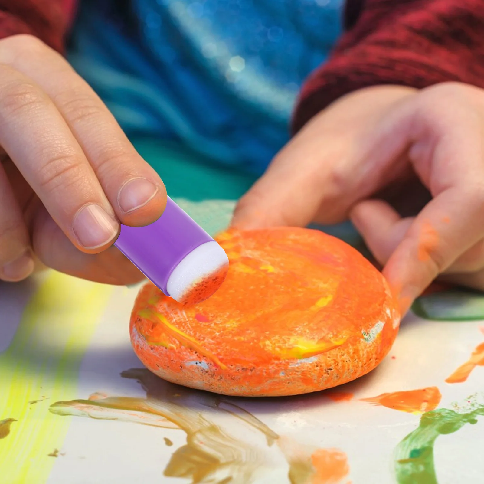 30pcs Finger Painting Sponge Daubers Set Color Variety Ergonomic Design Smooth Ink Absorption For Crafting Stamping Scrapbooking
30pcs Finger Painting Sponge Daubers Set Color Variety Ergonomic Design Smooth Ink Absorption For Crafting Stamping Scrapbooking