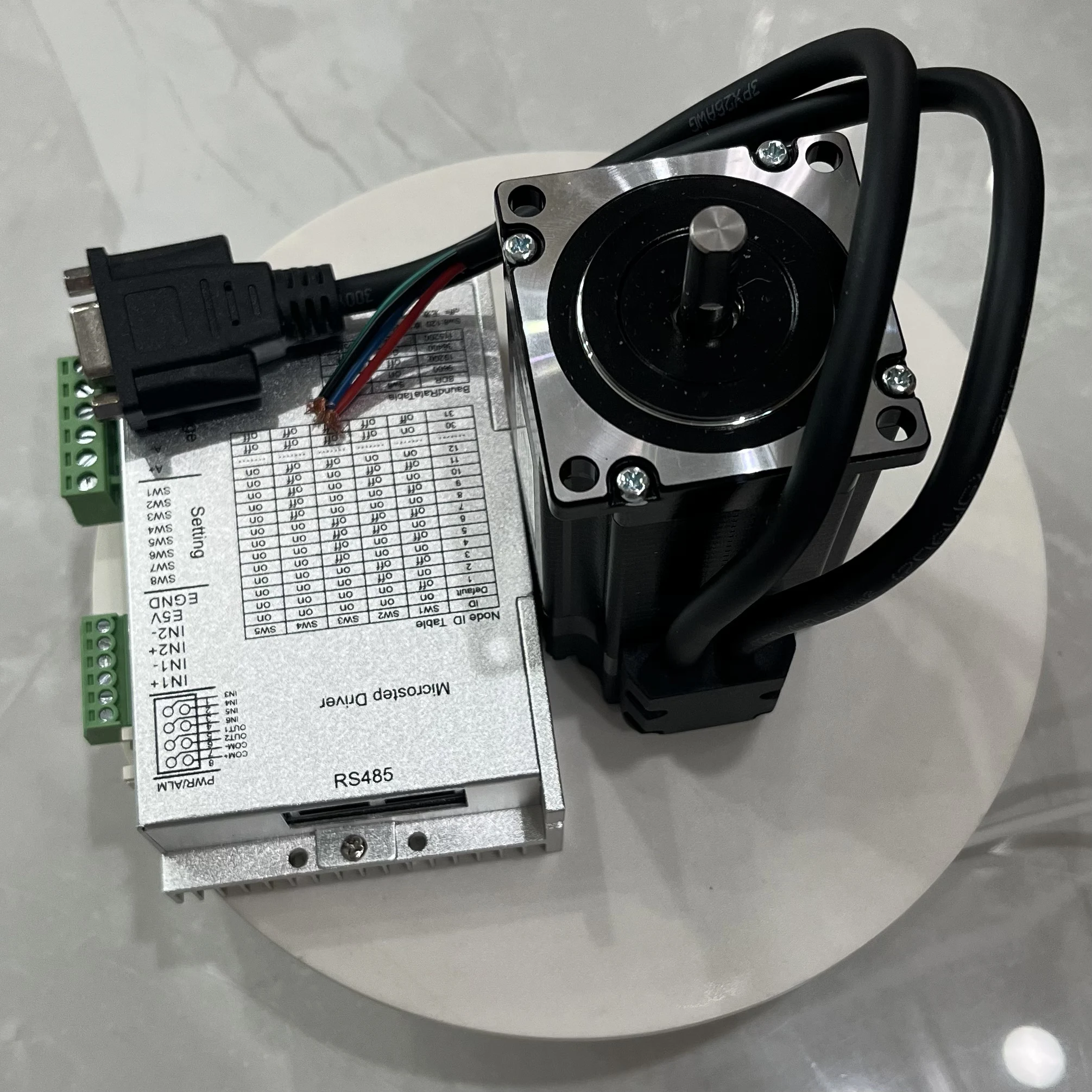 Nema34 86mm 4.5N.M~12N.M Torque Pluse or IO or Rs485 Control with NT86 Closed Loop Easy Servo Driver Stepper Motor Kit
Nema34 86mm 4.5N.M~12N.M Torque Pluse or IO or Rs485 Control with NT86 Closed Loop Easy Servo Driver Stepper Motor Kit