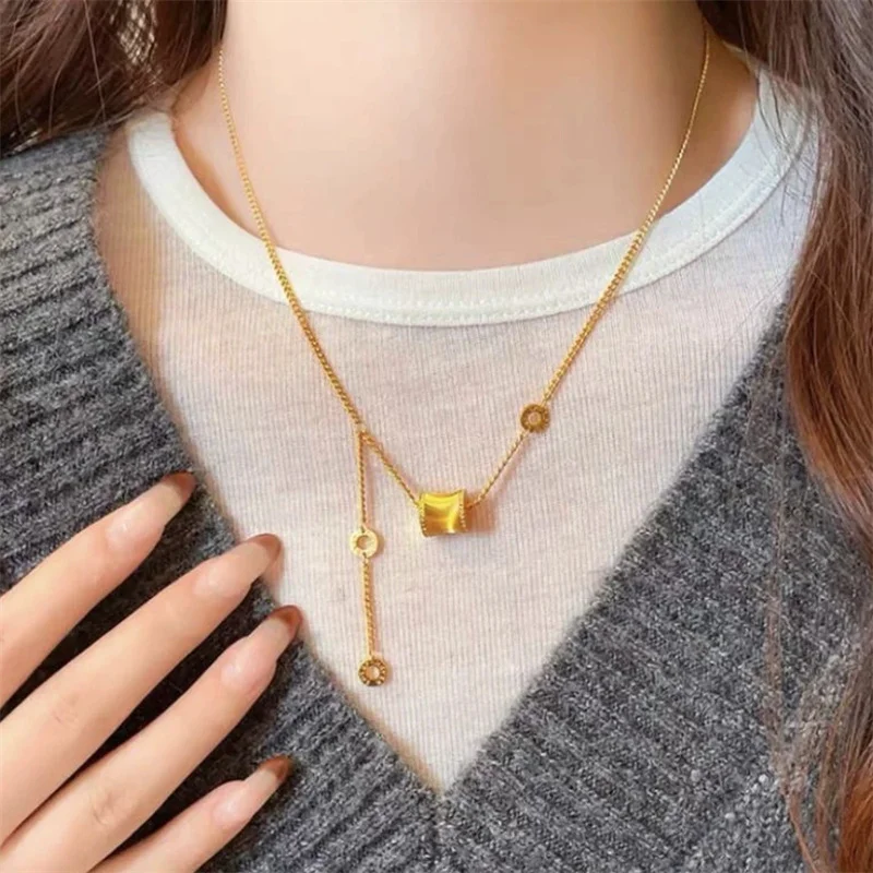 High Quality 24K Gold Lariat Necklace, Adjustable Small Waist Pendant Chain Jewelry Gift
High Quality 24K Gold Lariat Necklace, Adjustable Small Waist Pendant Chain Jewelry Gift