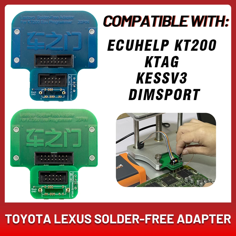 ECU-программатор ECUHELP KT200 JTAG BDM Без припоя, адаптер подходит для Toyota Lexus
ECU-программатор ECUHELP KT200 JTAG BDM Без припоя, адаптер подходит для Toyota Lexus