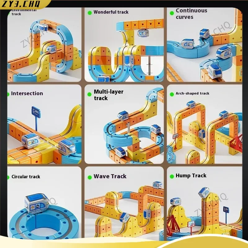 Электрический магнитный игрушечный поезд BEIJESSE со строительными дорожками STEAM, образовательный набор железной дороги, Рождественский подарок Монтессори для детей
Электрический магнитный игрушечный поезд BEIJESSE со строительными дорожками STEAM, образовательный набор железной дороги, Рождественский подарок Монтессори для детей