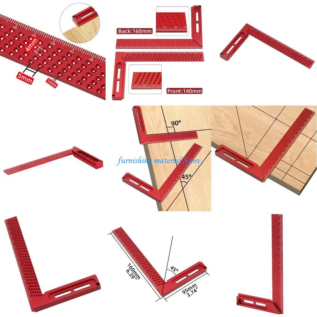 Y5GD Woodworking Cross-Calibration Ruler Precision-T-Type Ruler Scribing Marking Tool
Y5GD Woodworking Cross-Calibration Ruler Precision-T-Type Ruler Scribing Marking Tool