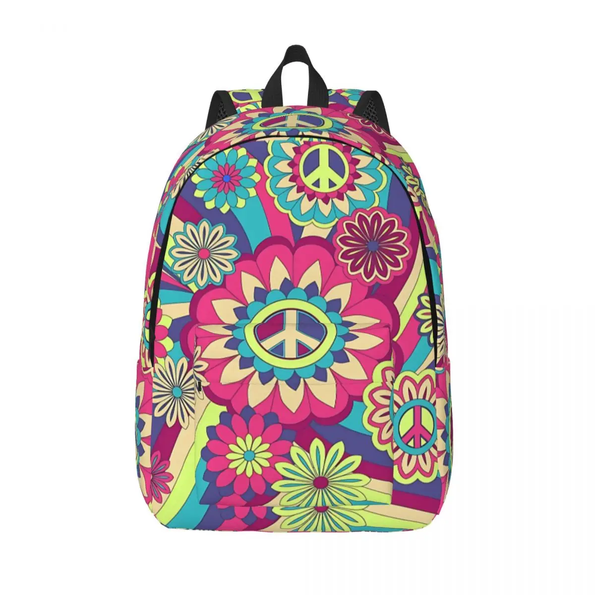 Рюкзак с узором Peace Foral Love для мужчин и женщин, повседневный студенческий рюкзак для пешего туризма, путешествий, рюкзак для ноутбука, компьютера, сумка на плечо, уличная
Рюкзак с узором Peace Foral Love для мужчин и женщин, повседневный студенческий рюкзак для пешего туризма, путешествий, рюкзак для ноутбука, компьютера, сумка на плечо, уличная