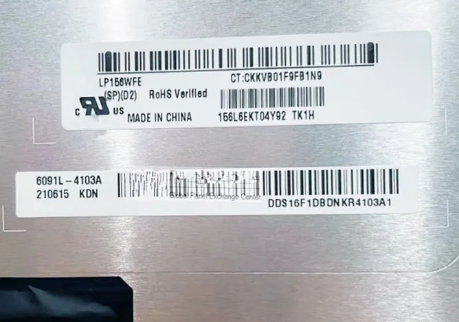 LP156WFE-SPD2 LP156WFE SPD2 15.6'' IPS Laptop LCD Screen 1920*1080 EDP 30 Pins
LP156WFE-SPD2 LP156WFE SPD2 15.6'' IPS Laptop LCD Screen 1920*1080 EDP 30 Pins