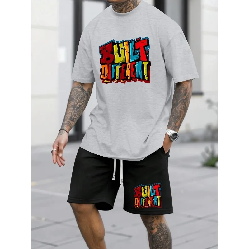 2025 Новый летний модный повседневный спортивный комплект с 3D принтом, мужские модные шорты для бега с короткими рукавами, комплект
2025 Новый летний модный повседневный спортивный комплект с 3D принтом, мужские модные шорты для бега с короткими рукавами, комплект