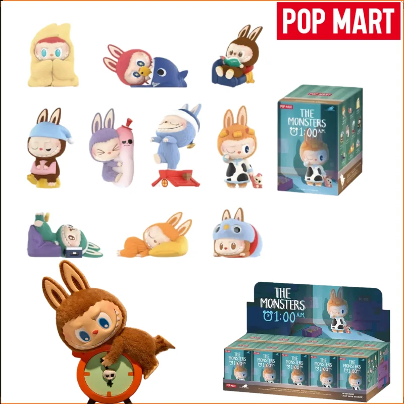 Новый POP MART Original The Monsters Labubu 1:00 A.M Series слепые коробки куклы настольные украшения настольная коллекция игрушек рождественский подарок
Новый POP MART Original The Monsters Labubu 1:00 A.M Series слепые коробки куклы настольные украшения настольная коллекция игрушек рождественский подарок