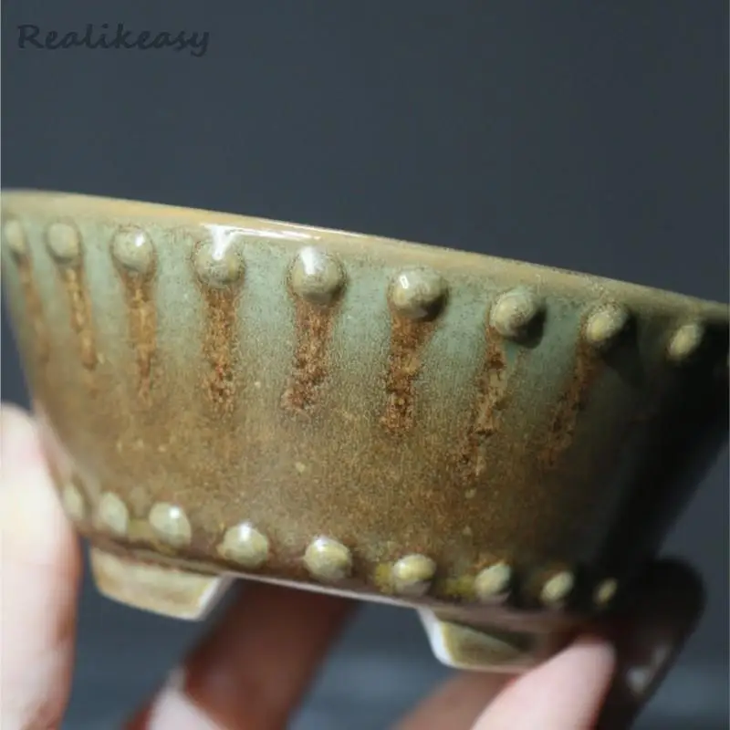 Creative Chinese Yixing Purple Sand Flower Pot Ceramic Glazed Succulent Pot Home Round Mini Desktop Decorative Flower Pot LF281
Creative Chinese Yixing Purple Sand Flower Pot Ceramic Glazed Succulent Pot Home Round Mini Desktop Decorative Flower Pot LF281