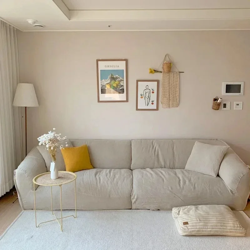 Ergonomic Modern White Lounge Sofas Nordic Design Comfortable Sofa Aesthetics Lazy Relaxing Nordic Muebles Unique Furniture
Ergonomic Modern White Lounge Sofas Nordic Design Comfortable Sofa Aesthetics Lazy Relaxing Nordic Muebles Unique Furniture
