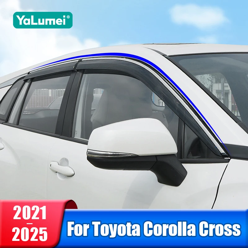 Car Side Window Visor Vent Awnings Shelters Rain Guard For Toyota Corolla Cross XG10 2021 2022 2023 2024 2025 Hybrid Accessories
Car Side Window Visor Vent Awnings Shelters Rain Guard For Toyota Corolla Cross XG10 2021 2022 2023 2024 2025 Hybrid Accessories