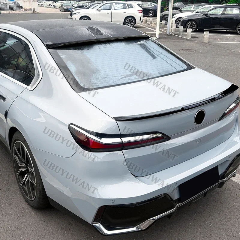 For BMW 7 Series i7 G70 G73 2023-2026 Car Styling High Quality ABS Plastic Unpainted Color Rear Spoiler Trunk Lip Wing
For BMW 7 Series i7 G70 G73 2023-2026 Car Styling High Quality ABS Plastic Unpainted Color Rear Spoiler Trunk Lip Wing