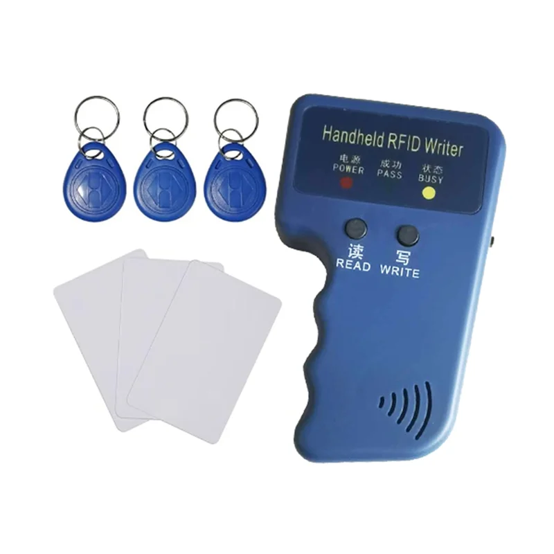 ABZW 125 кГц устройство чтения карт для ID HID и AWID ручной RFID копировальный аппарат с 3 брелоками T5577
ABZW 125 кГц устройство чтения карт для ID HID и AWID ручной RFID копировальный аппарат с 3 брелоками T5577