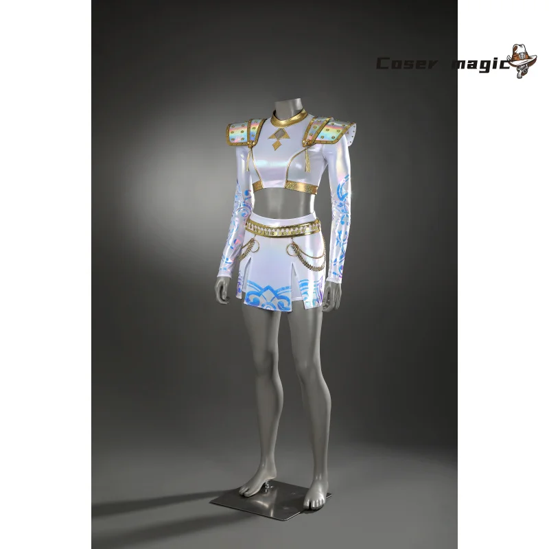 KPop Demon Hunters Zoey Cosplay Costume White Stage Uniform Huntrix Outfit Skirt Huntrix Festival Halloween Party for Women Girl
KPop Demon Hunters Zoey Cosplay Costume White Stage Uniform Huntrix Outfit Skirt Huntrix Festival Halloween Party for Women Girl