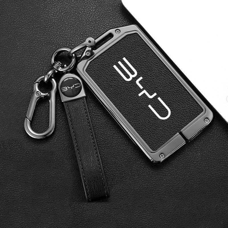 Car Alloy Leather Remote Key Case Fob Cover Holder For BYD Song Plus Atto 3 Han EV Tang DM Qin Seal Dolphin Keychain Accessories
Car Alloy Leather Remote Key Case Fob Cover Holder For BYD Song Plus Atto 3 Han EV Tang DM Qin Seal Dolphin Keychain Accessories