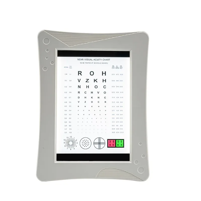 Glasses Optometry Equipment, Vision Chart, Light Box, Multifunctional LED, Astigmatism Measurement, Plug-in Charging Model