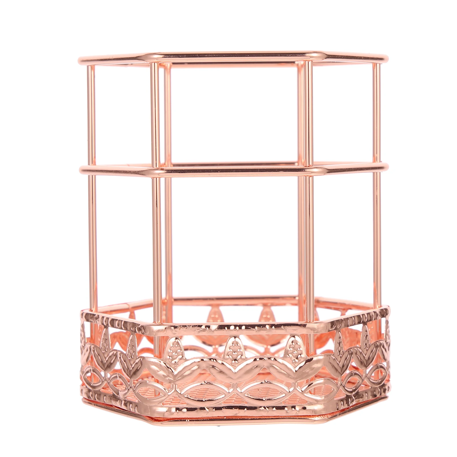 Rose Gold Holder Wrought Iron Desk Container for Makeup Brush Storage Pencil Office Pen Holder Holders Stylish
Rose Gold Holder Wrought Iron Desk Container for Makeup Brush Storage Pencil Office Pen Holder Holders Stylish