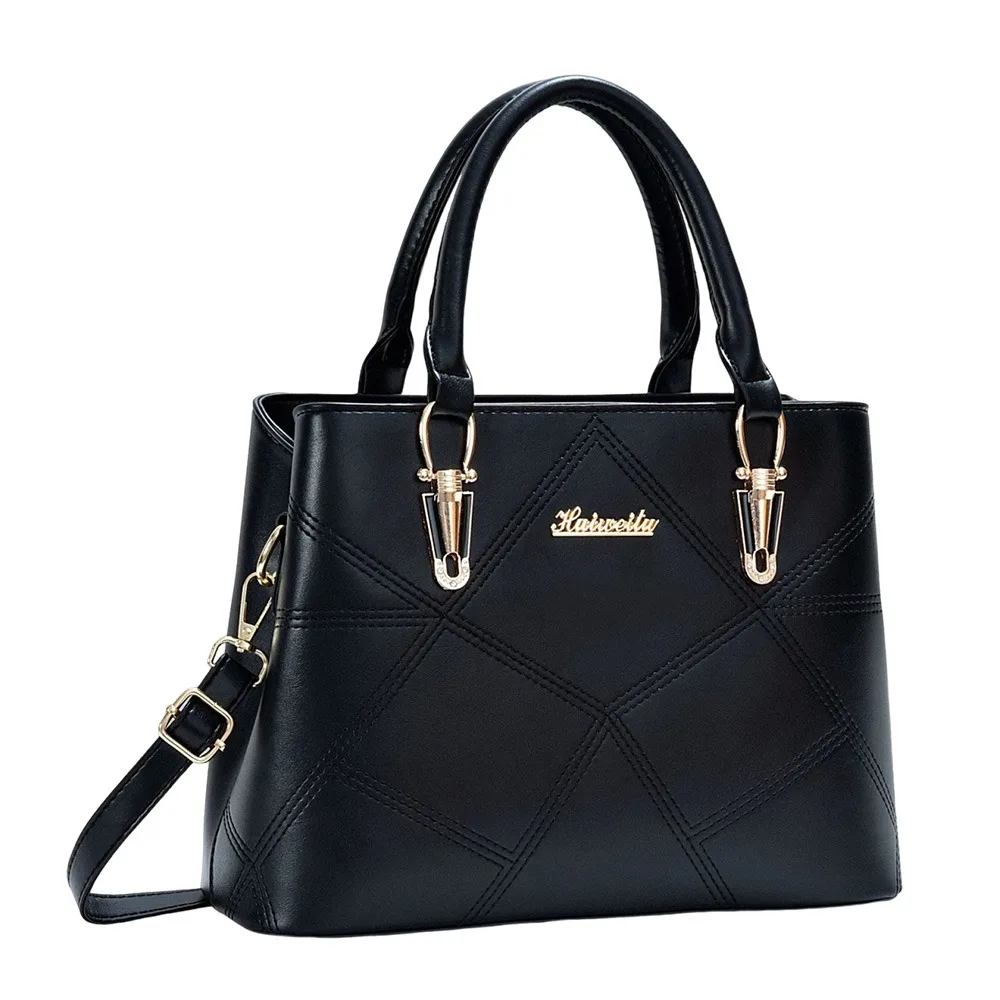 Fashion PU Leather Shoulder Bags Simple Design Large Capacity Ladies Handbags Solid Color Female Messenger Bag Daily Use
Fashion PU Leather Shoulder Bags Simple Design Large Capacity Ladies Handbags Solid Color Female Messenger Bag Daily Use