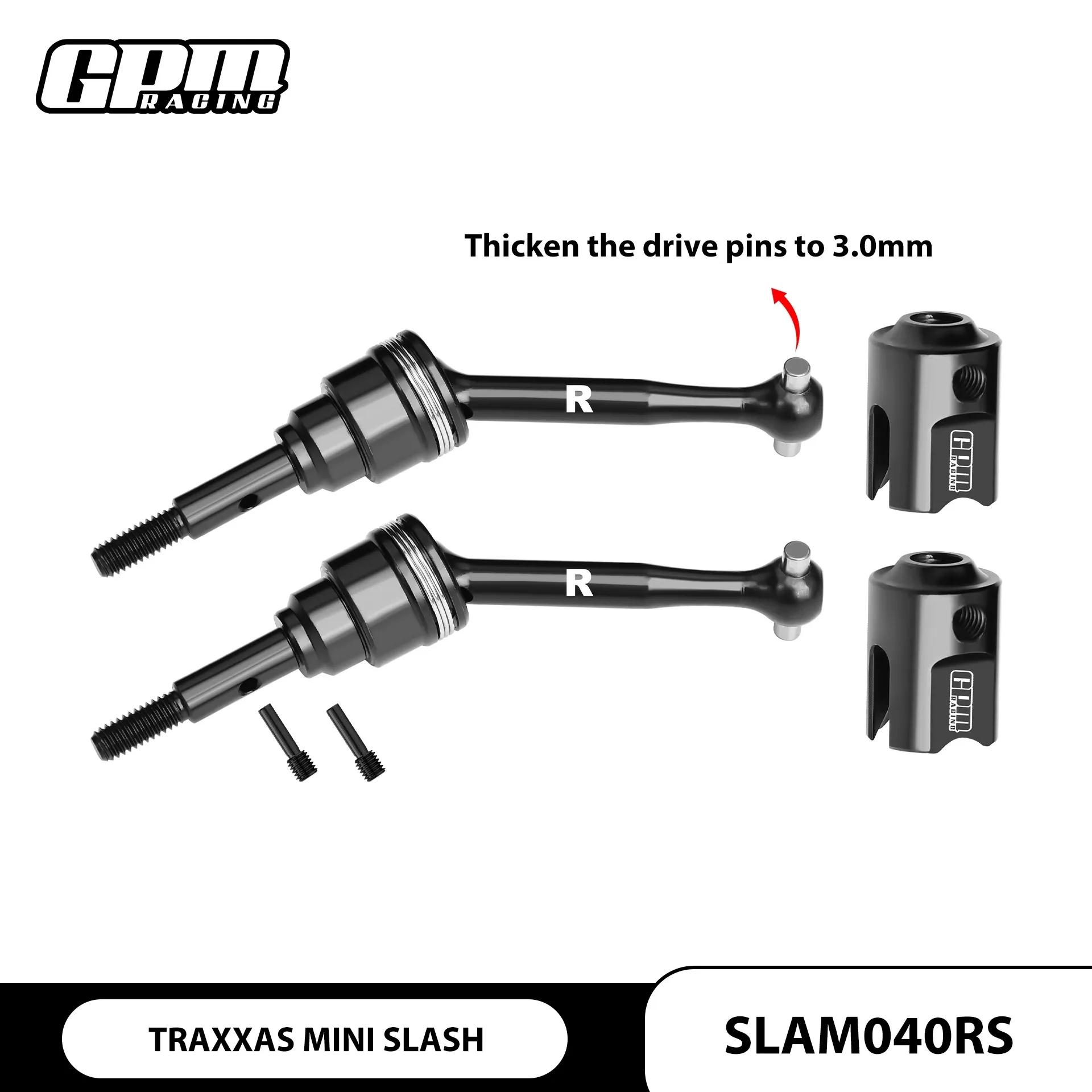 TRAX MINI SLASH Mini Mouse Carbon Steel CVD Rear Drive Shaft
TRAX MINI SLASH Mini Mouse Carbon Steel CVD Rear Drive Shaft
