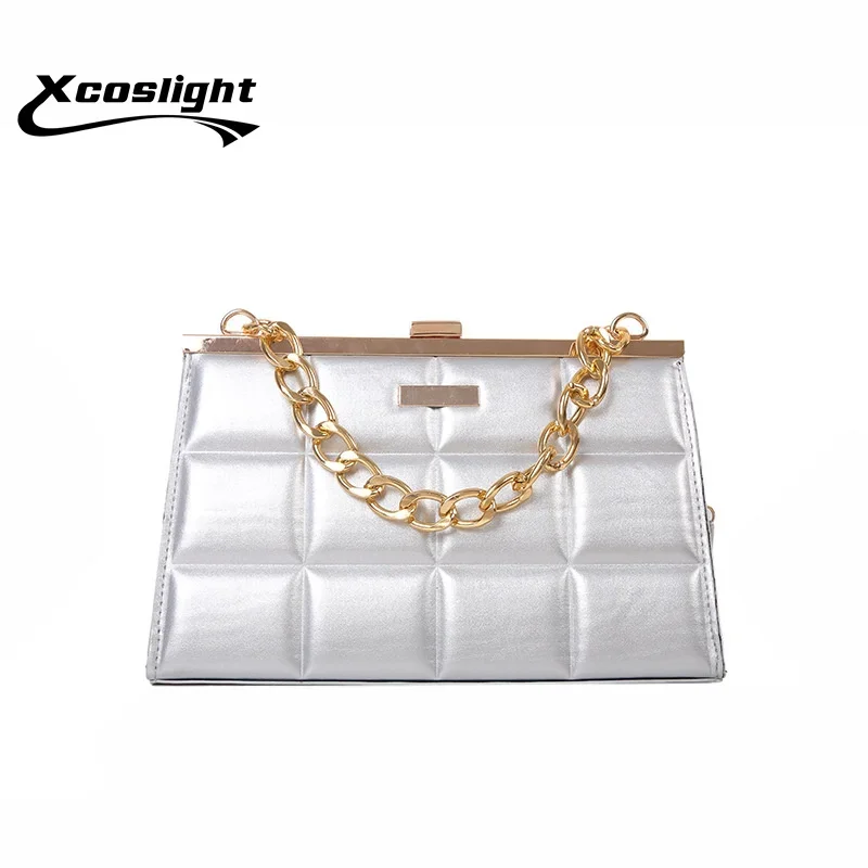 Ladies Chain Handbag Brand Designer Sac a Main Femme Popular Gold Silver Tote Bags Crossbody Bags for Women Shoulder Bag
Ladies Chain Handbag Brand Designer Sac a Main Femme Popular Gold Silver Tote Bags Crossbody Bags for Women Shoulder Bag