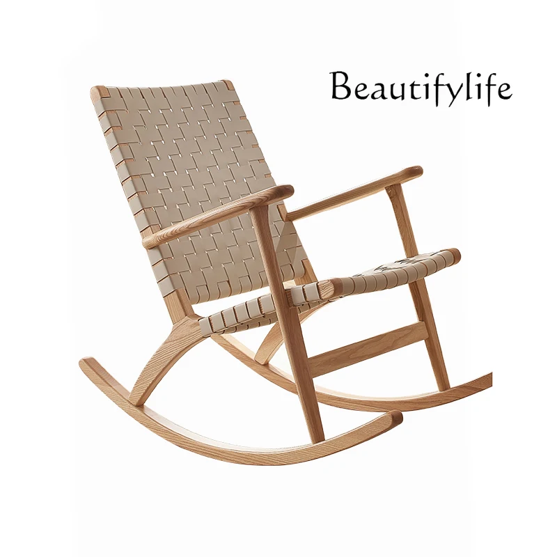 Rocking Chair Nordic Rattan Rocking Chair Japanese Adult Rattan Solid Wood Balcony Home Leisure Chair
Rocking Chair Nordic Rattan Rocking Chair Japanese Adult Rattan Solid Wood Balcony Home Leisure Chair