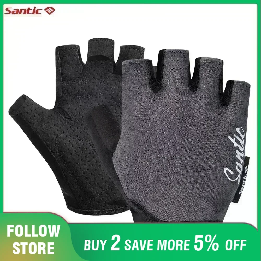 Santic Road Bike MTB Gloves Shockproof Pads Gym Training Fingerless Glove Bicycle Equipment Breathable Half Finger Cycling Glove
Santic Road Bike MTB Gloves Shockproof Pads Gym Training Fingerless Glove Bicycle Equipment Breathable Half Finger Cycling Glove