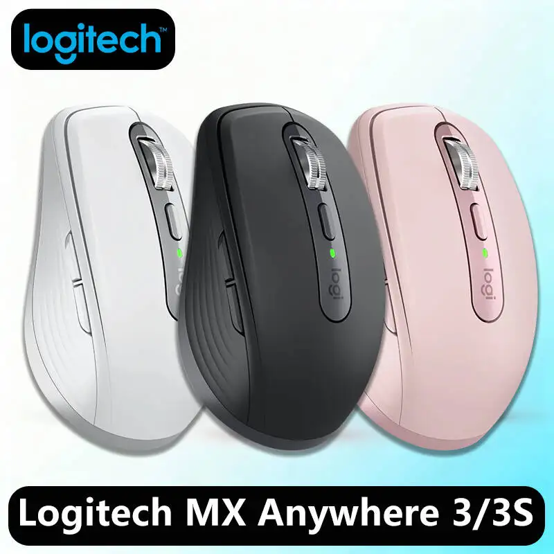 Logitech MX Anywhere 3S, 8000 DPI Sensor, Bluetooth/Logi Bolt, Quiet Click, Compatible with Mac/Windows
Logitech MX Anywhere 3S, 8000 DPI Sensor, Bluetooth/Logi Bolt, Quiet Click, Compatible with Mac/Windows