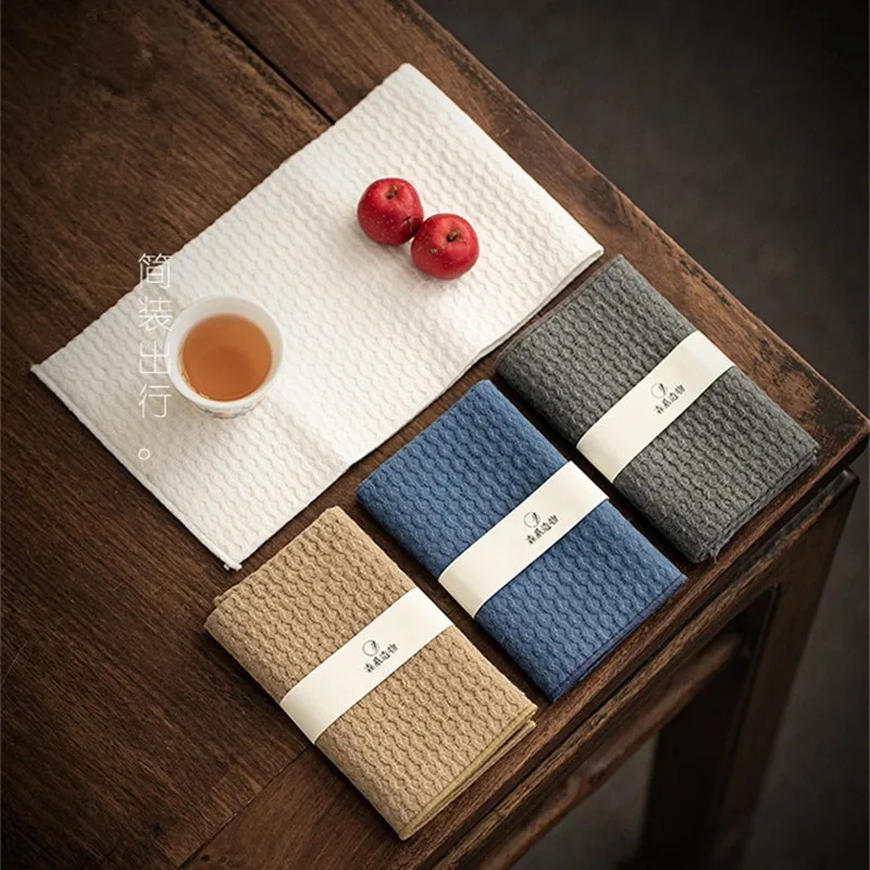 1Pc 13x20.4cm Small Solid Color Cotton Linen Tea Towel Absorbent Thicken Tea Table Set Accessories
1Pc 13x20.4cm Small Solid Color Cotton Linen Tea Towel Absorbent Thicken Tea Table Set Accessories