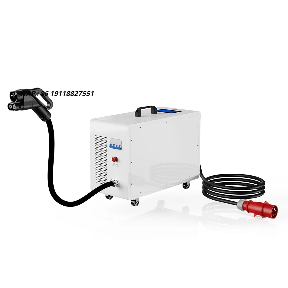 RSCHG Portable 20kW CCS2 DC Fast Charger for EVs - 4.3-inch Screen, 3m Custom Cable, RFID/OCPP1.6 Protocol, IP54 Protection
RSCHG Portable 20kW CCS2 DC Fast Charger for EVs - 4.3-inch Screen, 3m Custom Cable, RFID/OCPP1.6 Protocol, IP54 Protection