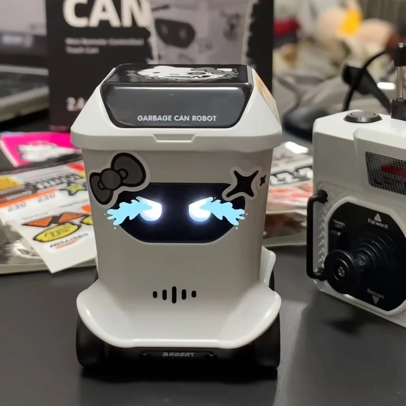 Мусорный бак с дистанционным управлением: креативный, забавный, оснащенный крышкой, многофункциональный, интеллектуальный датчик, активированный функцией Follow-Me
Мусорный бак с дистанционным управлением: креативный, забавный, оснащенный крышкой, многофункциональный, интеллектуальный датчик, активированный функцией Follow-Me