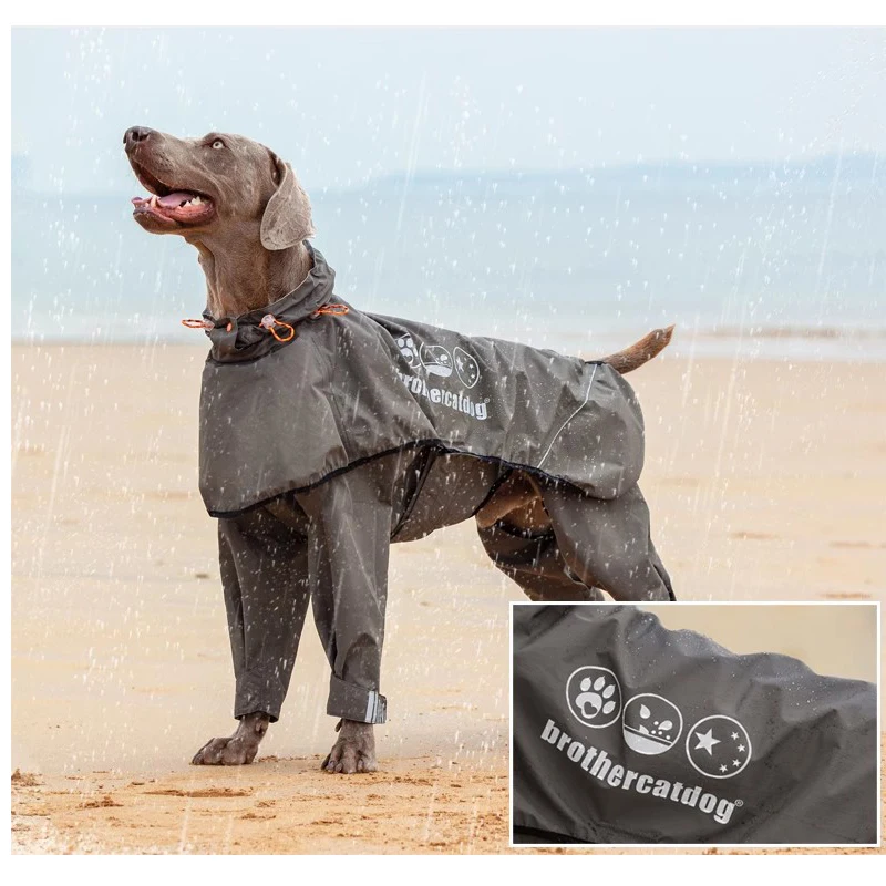 Dog Raincoat, Waterproof Windproof Rain Jacket, for Small Medium Large Extra Large Dogs, Reflective Breathable Full-Body
Dog Raincoat, Waterproof Windproof Rain Jacket, for Small Medium Large Extra Large Dogs, Reflective Breathable Full-Body