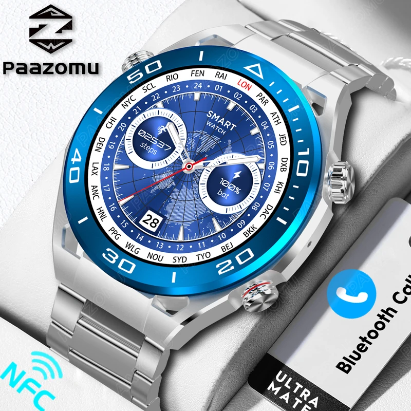 New For HUAWEI Ultra Mate Smart Watch Men NFC GPS Tracker Sports Waterproof Bluetooth Call Business Smartwatch For Android IOS
New For HUAWEI Ultra Mate Smart Watch Men NFC GPS Tracker Sports Waterproof Bluetooth Call Business Smartwatch For Android IOS