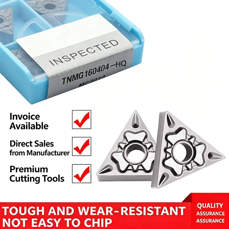 Cermet Triangular CNC Turning Inserts TNMG160404-HQ TNMG160408-HQ External Turning Cermet Inserts For Steel Machining
Cermet Triangular CNC Turning Inserts TNMG160404-HQ TNMG160408-HQ External Turning Cermet Inserts For Steel Machining