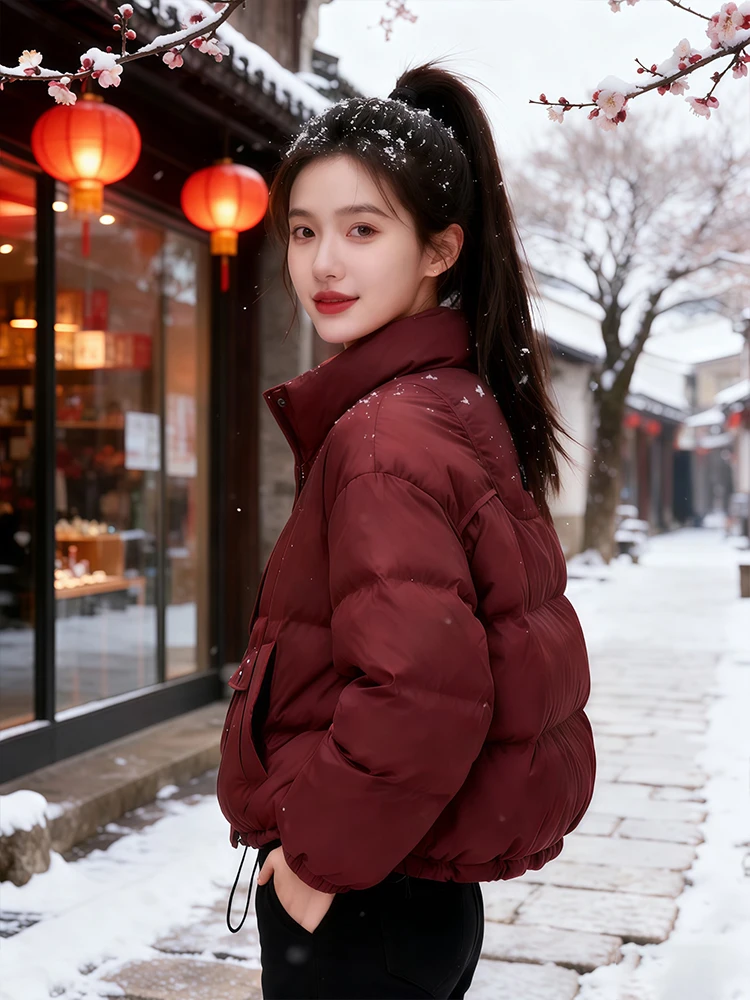 Thiened Faionable Winter Cotton Jaet Women's ort Casual High-End Feelings Commute Sle Korean Version Loose Fit
Thiened Faionable Winter Cotton Jaet Women's ort Casual High-End Feelings Commute Sle Korean Version Loose Fit